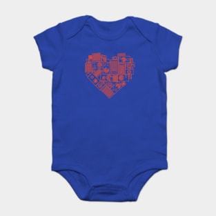Love and Music Baby Bodysuit